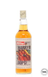 Famous Grouse Harry Oops Newspaper Personalised Label