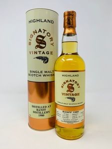 BANFF 1980 25 YEAR OLD SIGNATORY VINTAGE BANFF 1980 25 YEAR OLD SIGNATORY VINTAGE