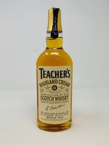 TEACHERS HIGHLAND CREAM SCOTCH WHISKY 1980'S TEACHERS HIGHLAND CREAM SCOTCH WHISKY 1980'S