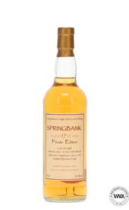 Springbank 17 Year Old 1989 2006 145 Aceo Ltd Private Edition