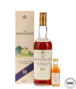 Macallan 1971 18 Year Old & Miniature