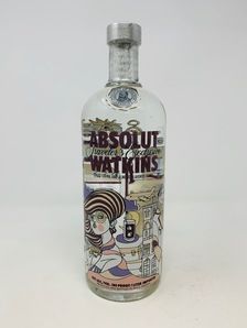 ABSOLUT WATKINS TRAVLERS EXCLUSIVE VODKA ABSOLUT WATKINS TRAVLERS EXCLUSIVE VODKA