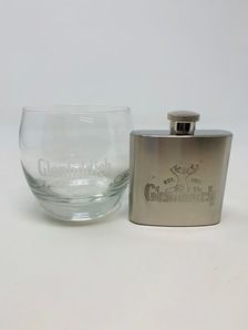 Glenfiddich Sipping Flask And Glass