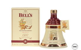 Bells Wade Decanter Christmas 1997