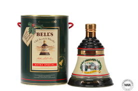 Bells Wade Decanter Christmas 1990