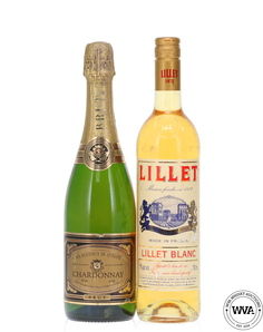Brut Champagne And Lillet Aperitif Wine