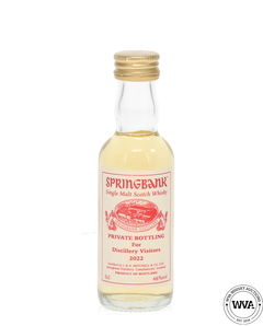 Springbank 2022 Distillery Visitors Miniature