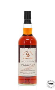 Speyside 13 Year Old M 2011 Signatory Vintage Cask 29 100 Proof Edition