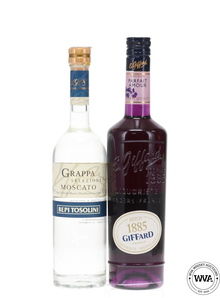 Bepi Tosolini Grappa di Moscato 50cl Giffard Parfait Amour Liqueur 70cl