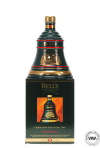 Bells Wade Decanter Christmas 1994