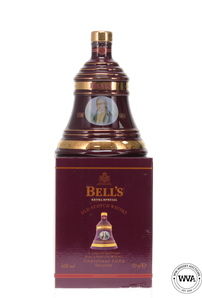Bells Wade Decanter Christmas 2002 James Watt