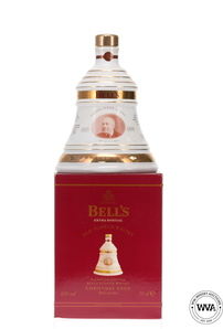 Bells Wade Decanter Christmas 2000