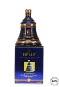 Bells Wade Decanter The Prince Of Wales 50th Birthday