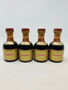 4 X OLD STYLE DRAMBUIE MINIATURES