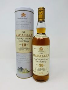 LOT 2883 - THE MACALLAN 10 YEAR OLD 1990'S TIN TUBE (RESERVE PRICE £500.00) LOT 2883 - THE MACALLAN 10 YEAR OLD 1990'S TIN TUBE (RESERVE PRICE £500.00)