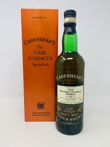 MACALLAN GLENLIVET 19 YEAR OLD CASK STRENGTH CADENHEAD'S MACALLAN GLENLIVET 19 YEAR OLD CASK STRENGTH CADENHEAD'S