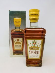 KEO FIVE KINGS CYPRUS BRANDY 1 LITRE KEO FIVE KINGS CYPRUS BRANDY 1 LITRE