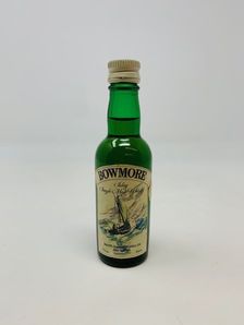BOWMORE SHERRIFF'S 1970'S MINIATURE 1 2/3 FL.OZS BOWMORE SHERRIFF'S 1970'S MINIATURE 1 2/3 FL.OZS