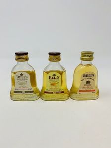 3 X BELLS WHISKY MINIATURES 3 X BELLS WHISKY MINIATURES