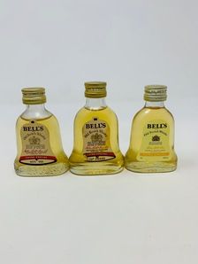 3 X BELLS WHISKY MINIATURES