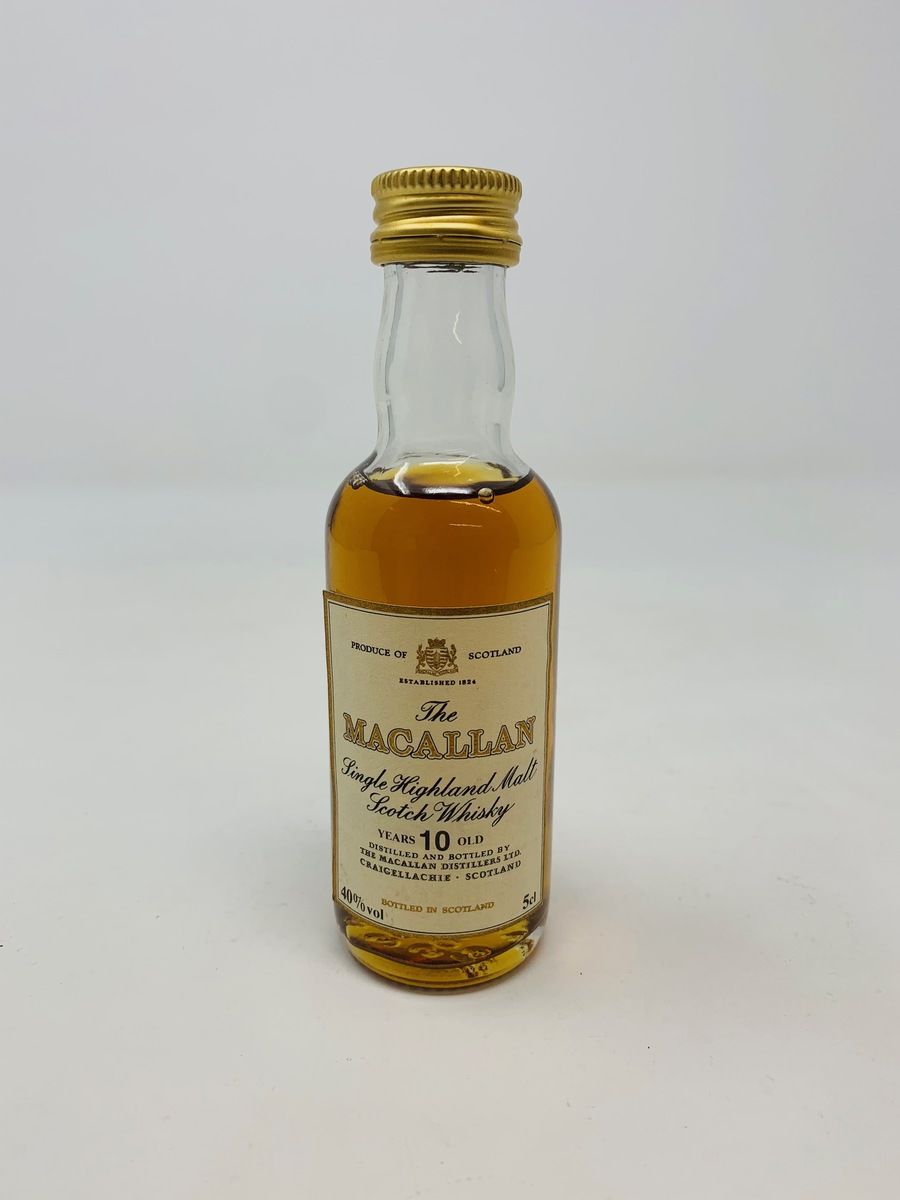 THE MACALLAN 10 YEAR OLD MINIATURE 