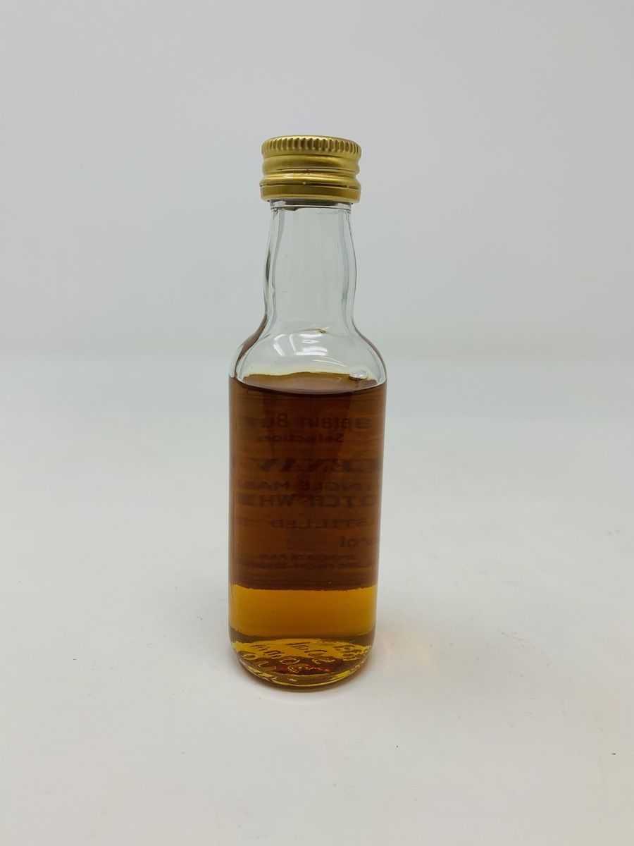 CAPTAIN BURNS 1958 GLENAVON WHISKY MINIATURE 