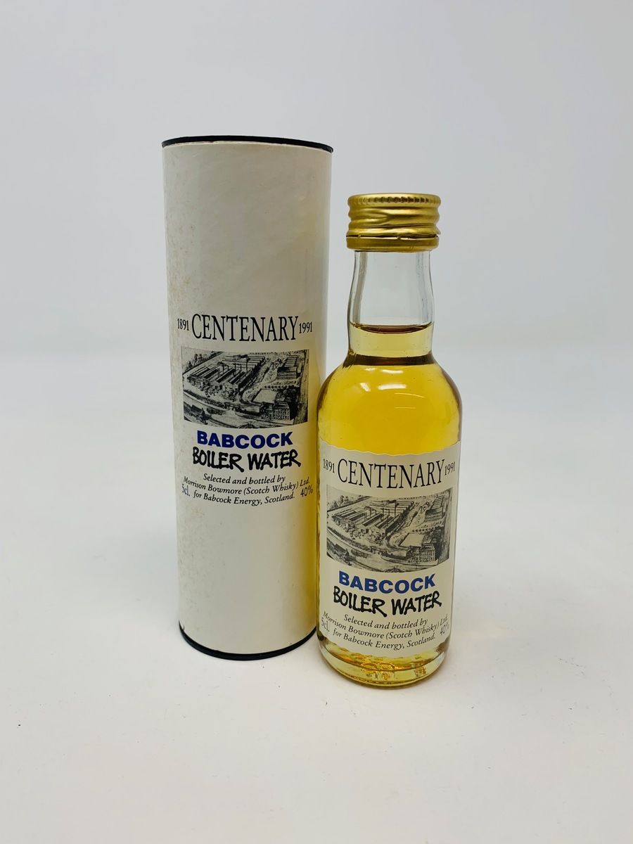 BABCOCK BOILER WATER AUCHENTOSHAN 10 YEAR OLD MINIATURE