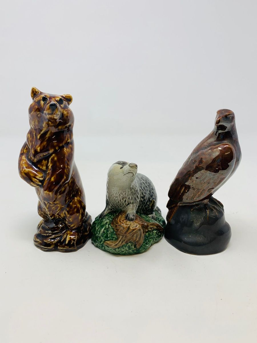 3 x WHISKY BENEAGLES BESWICK MINIATURES 