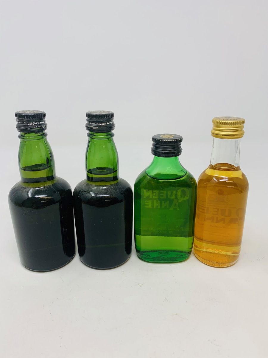 4 X QUEEN ANNE MINIATURES 