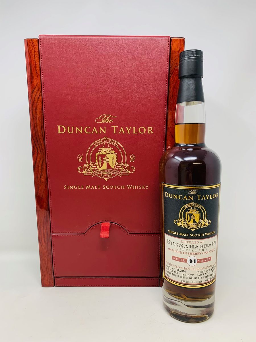 BUNNAHABHAIN 1979 34 YEAR OLD SHERRY CASK DUNCAN TAYLOR