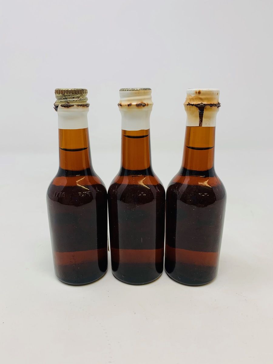 3 X RUM BARBANCOURT MINIATURES 1956