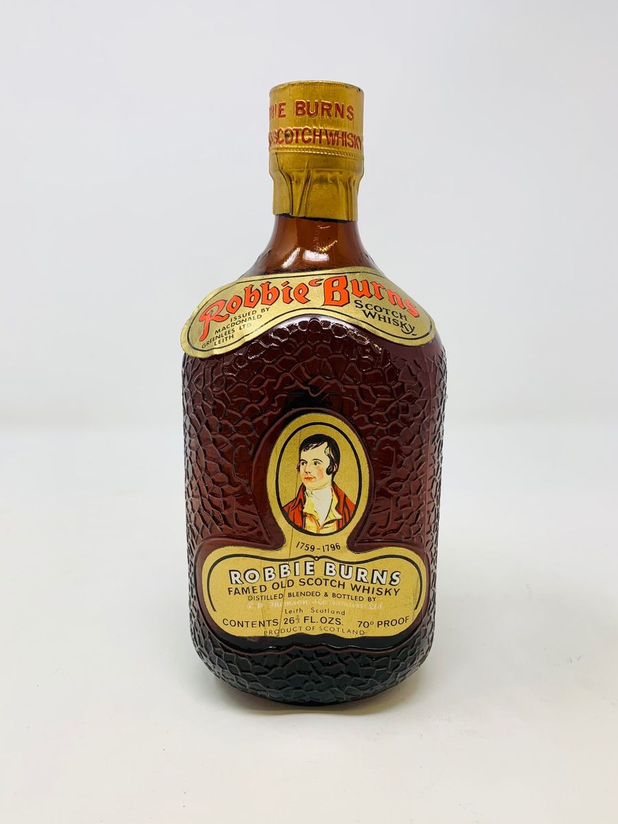 ROBBIE BURNS SCOTCH WHISKY 1970'S