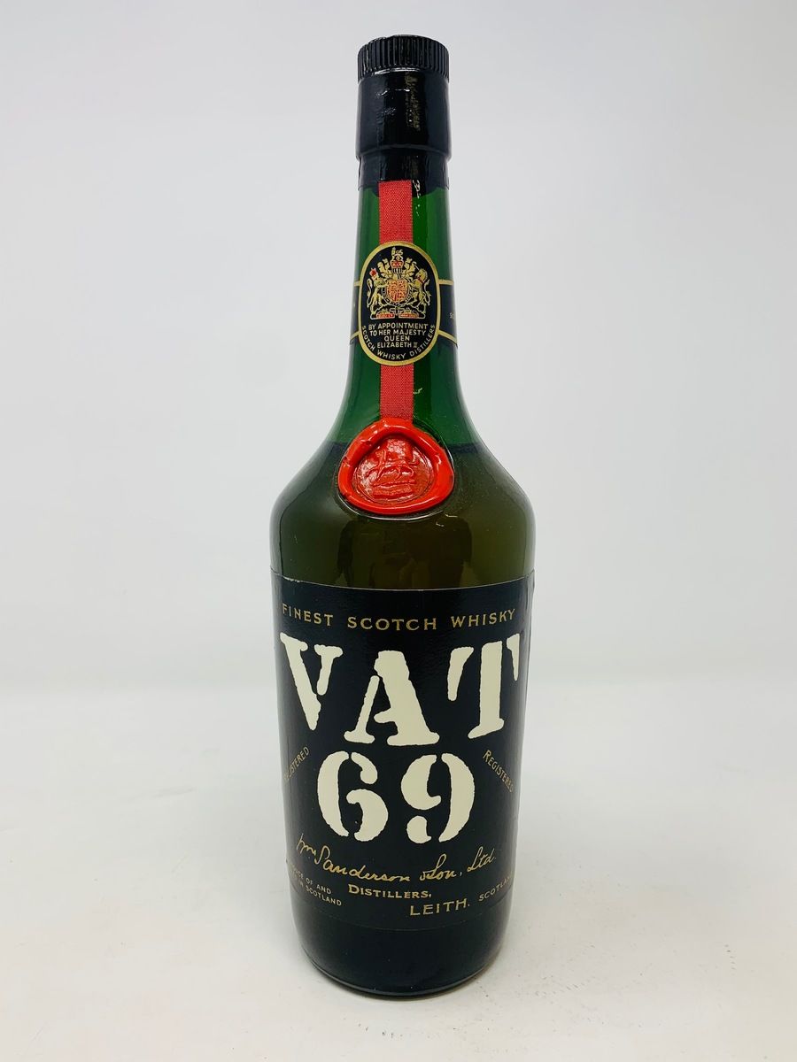 VAT 69 OLDER STYLE BOTTLE