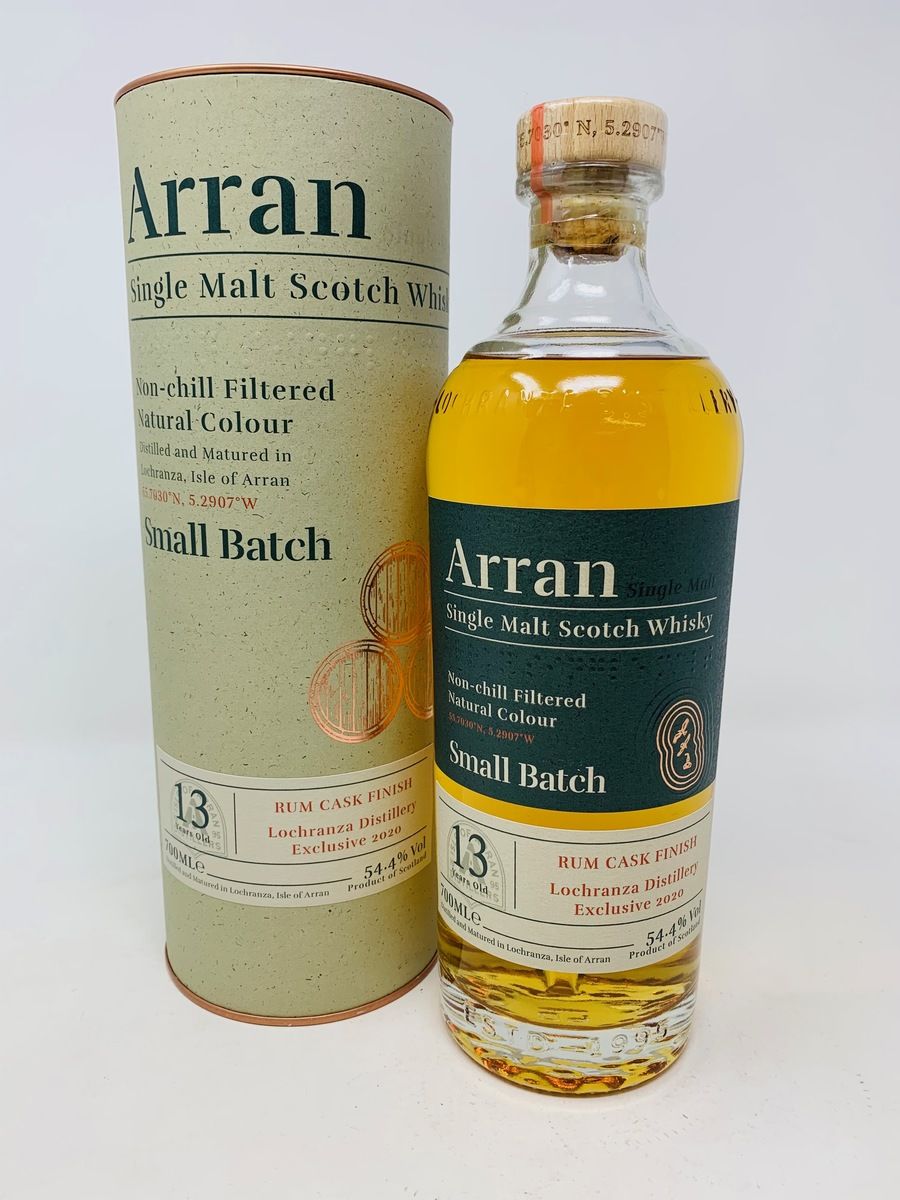 ARRAN 13 YEAR OLD SMALL BATCH RUM CASK FINISH