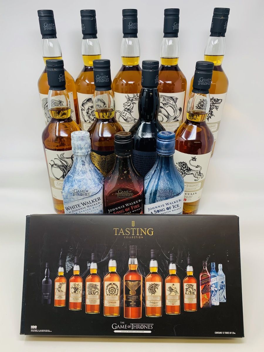 FULL GAME OF THRONES SET INCLUDING FULL TASTING SET