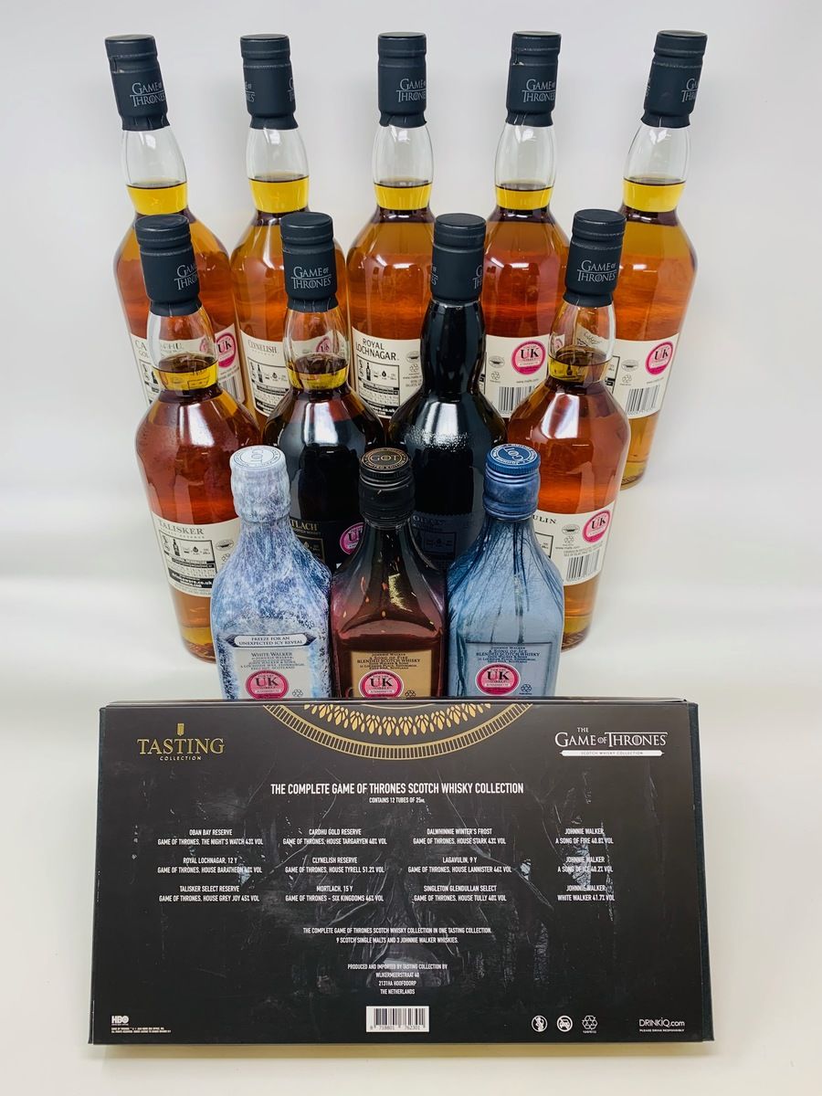 FULL GAME OF THRONES SET INCLUDING FULL TASTING SET