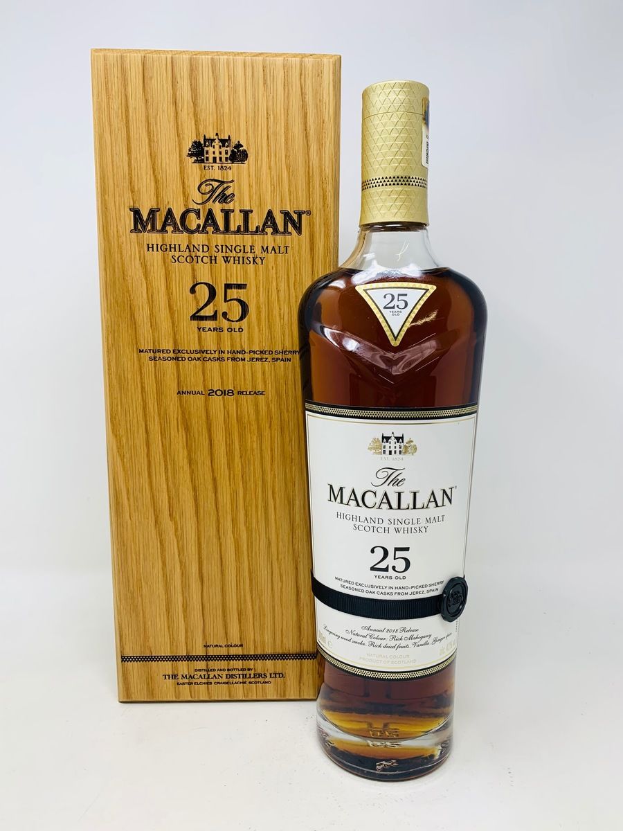 THE MACALLAN 25 YEAR OLD SHERRY OAK 2018 RELEASE