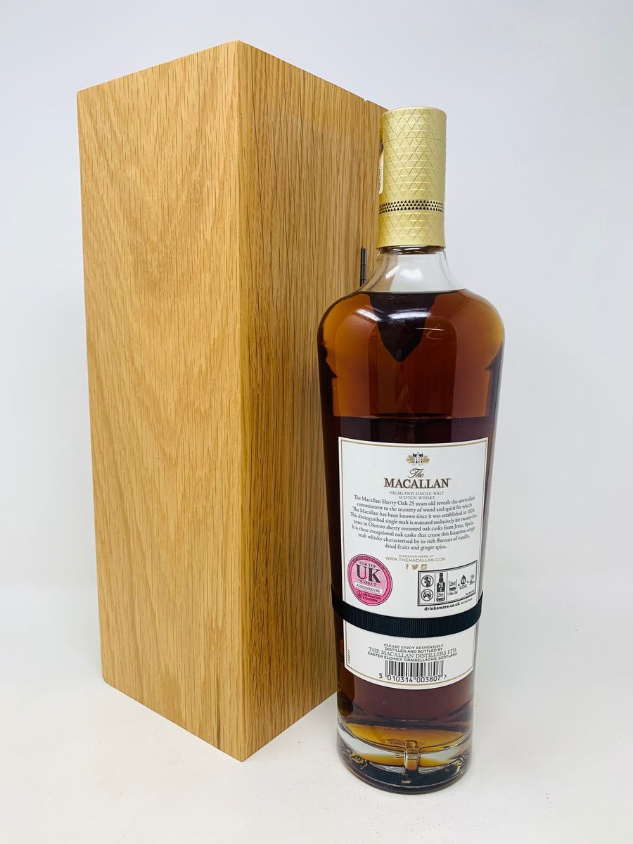 THE MACALLAN 25 YEAR OLD SHERRY OAK 2018 RELEASE