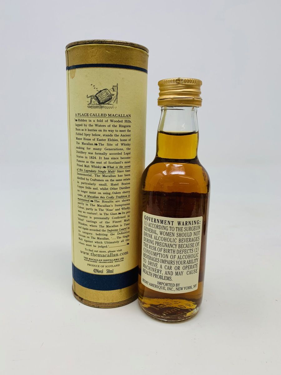 THE MACALLAN 18 YEAR OLD 1985 MINIATURE