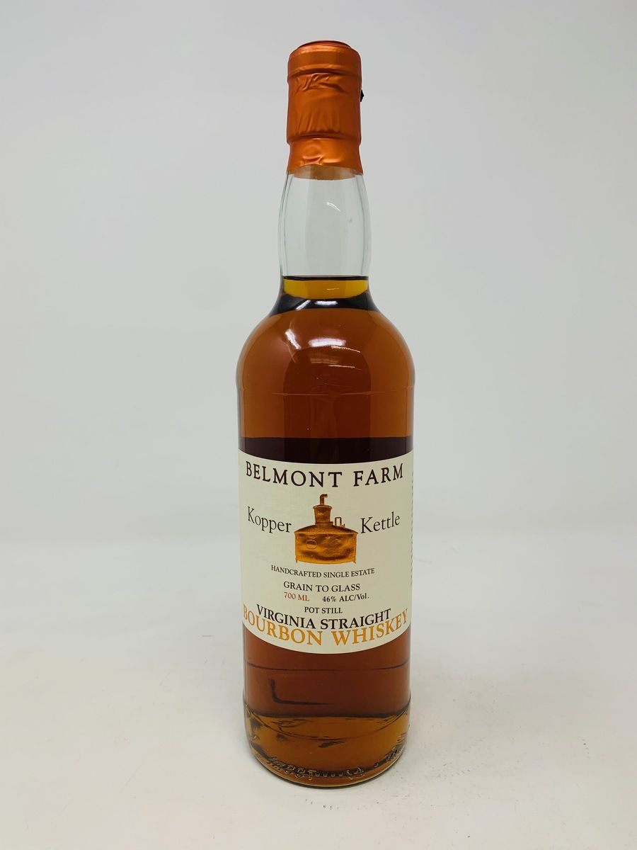 BELMONT FARM KOPPER KETTLE VIRGINIA STRAIGHT BOURBON WHISKEY
