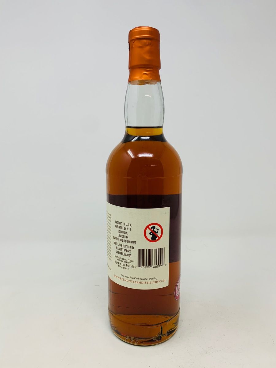 BELMONT FARM KOPPER KETTLE VIRGINIA STRAIGHT BOURBON WHISKEY