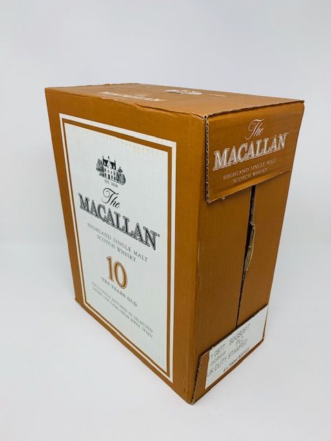LOT 3110 - MACALLAN 10 YEAR OLD SHERRY OAK CASE X 6 BOTTLES (RESERVE PRICE £650.00)