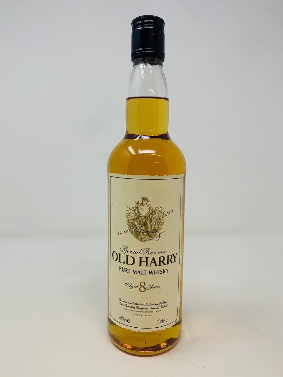 OLD HARRY 8 YEAR OLD PURE MALT WHISKY