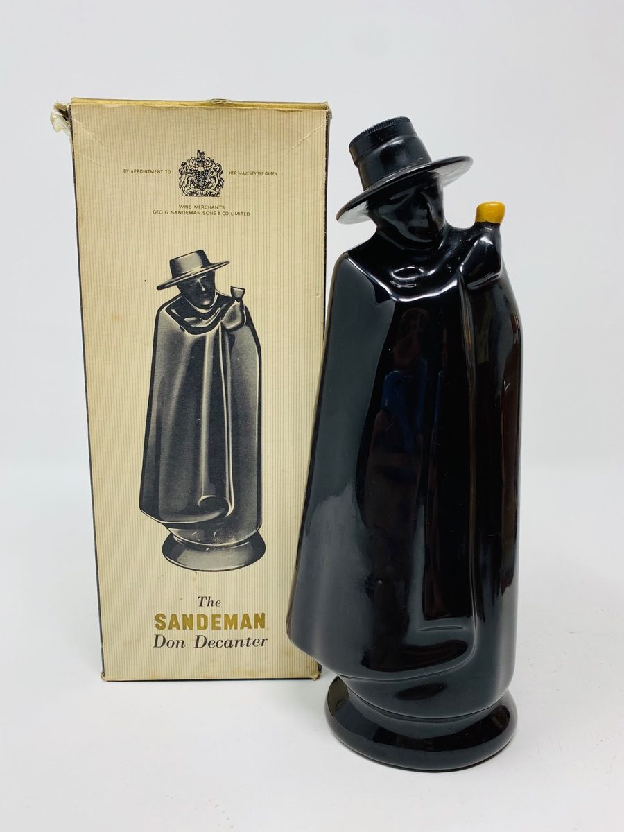 1960'S SANDEMAN DON DECANTER SHERRY HALF BOTTLE