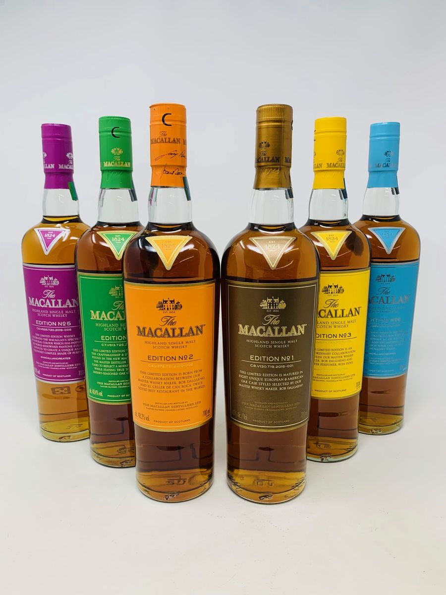 MACALLAN EDITIONS 1 - 6 