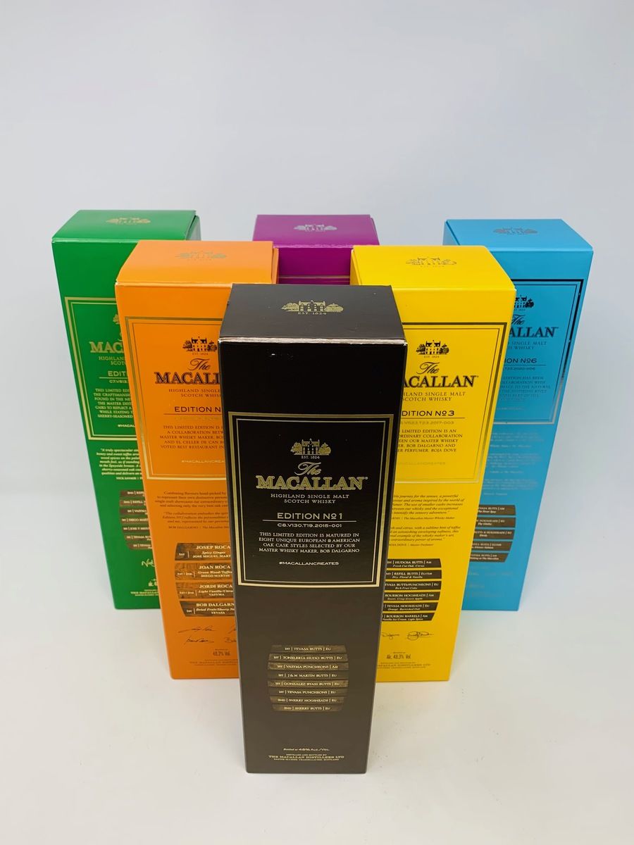MACALLAN EDITIONS 1 - 6 