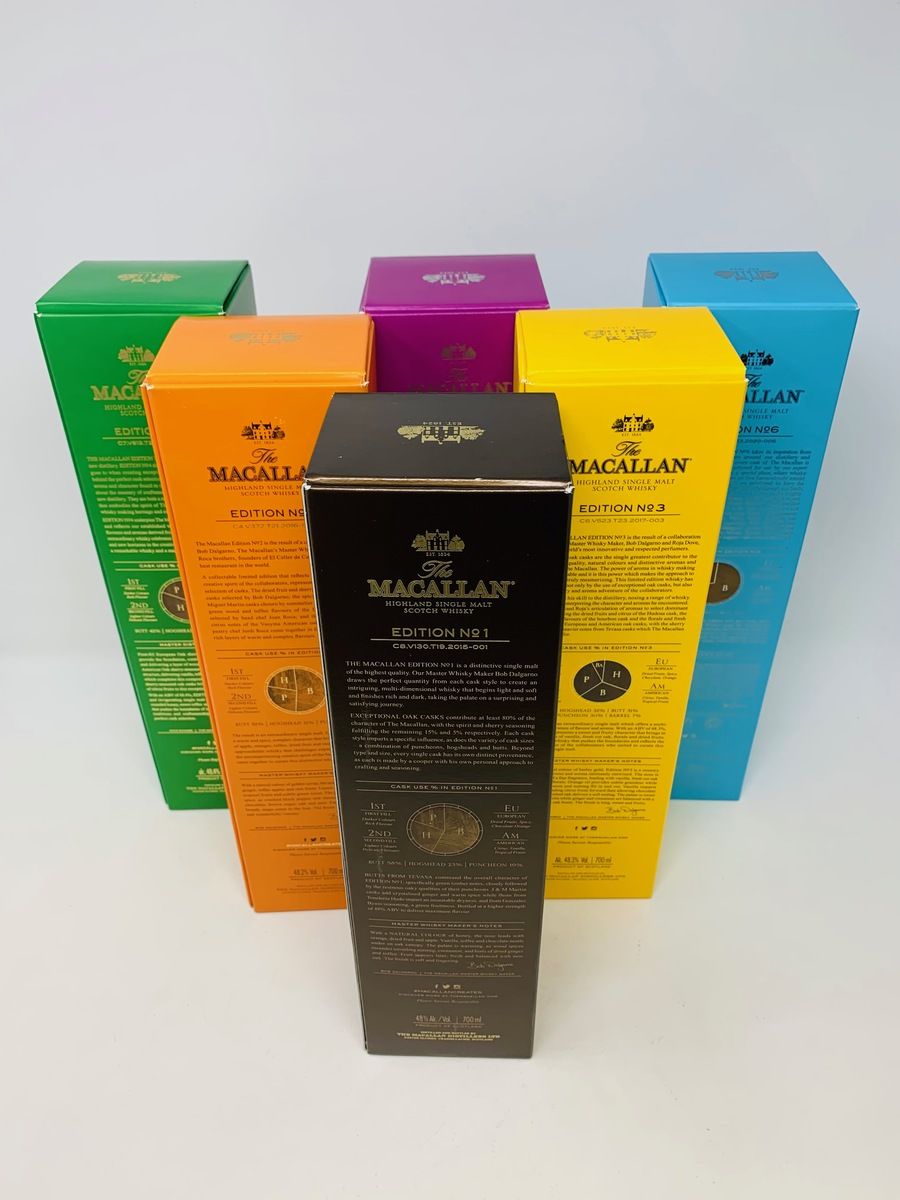 MACALLAN EDITIONS 1 - 6 