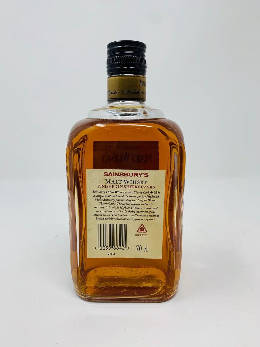 SAINSBURYS MALT WHISKY SHERRY CASK
