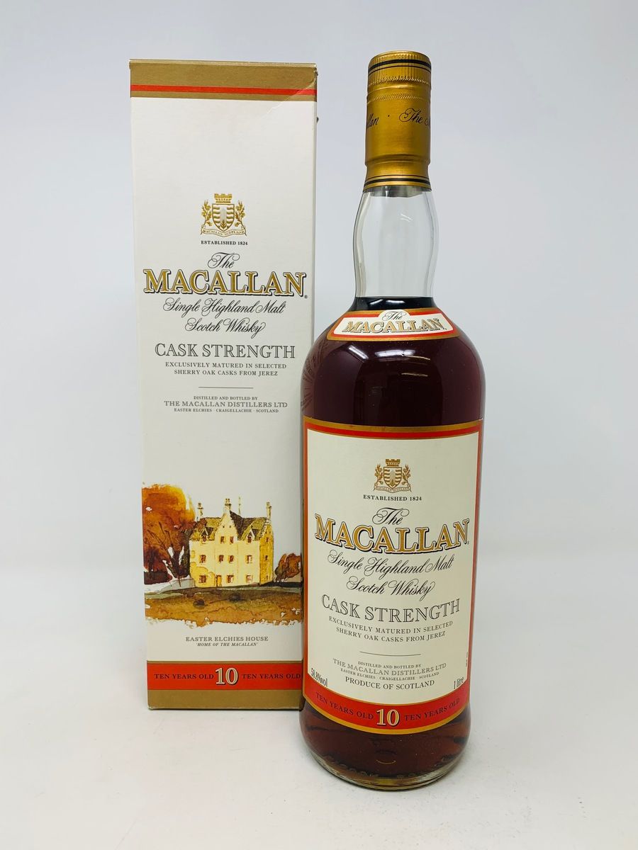 THE MACALLAN 10 YEAR OLD CASK STRENGTH 1 LITRE