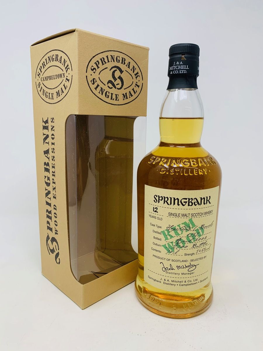 SPRINGBANK 1989 WOOD EXPRESSIONS 12 YEAR OLD RUM WOOD